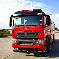 Camion-citerne diesel de lutte contre l'incendie avec réservoir d'eau de 7001-10000L, système à mousse, pompe à haute pression et canon à eau pour les urgences