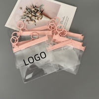 Sac d'emballage en plastique EVA avec anneau de traction en plastique sac étanche pour bijoux porte-clés câbles de données etc.