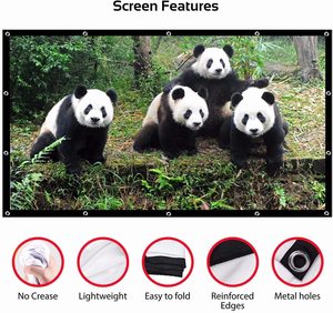 120 pouces 150 pouces extérieur Double face Projection Polyester films projecteur écrans fabricant <span class=keywords><strong>en</strong></span> <span class=keywords><strong>ligne</strong></span> détail - Product Image 5