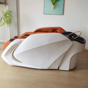 Table de massage électrique pour salon de coiffure de luxe sur mesure Zxm Factory, lit de shampooing pour spa capillaire - Product Image 4