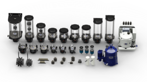 40MPa 전기 윤활 펌프 ZhongCheng ZCHGU01/02 산업 기계용 단일 라인 시스템/이중 라인 시스템 10L 탱크 - Product Image 2