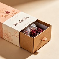 Gedroogde Roselle Calyx grondstof voor fruitthee, dranken, taart, bloemige kruiden, wierook, zeep, masker, shampoo, extractproductie