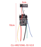 Circuit imprimé de protection de charge pour batterie Li-ion 21700 avec lumière LED, compatible avec les outils électriques 20V DCB200 DCB205