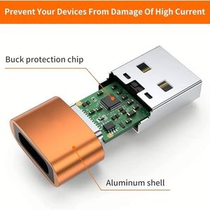 อะแดปเตอร์แปลง OTG USB Type C ตัวเมีย เป็น USB Type A ตัวผู้ สำหรับชาร์จแท็บเล็ต - Product Image 4