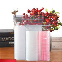 Personnalisé Imprimé Mini Fermeture À Glissière Clair Bonbons Chocolat PE Refermable En Plastique Poly Ziplock Sacs De Stockage De Nourriture Pour L'emballage De Sous-Vêtements