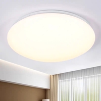 Plafonniers LED ronds modernes en PVC AC pour couloir, salon, salle à manger, escalier, style simple, montage en surface