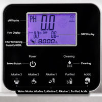 Ioniseur d'eau alcaline et acide EHM-849, modèle domestique de table, 11 plaques, écran LCD couleur 3,8 pouces, 110V 240V