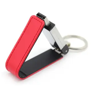 Werbe geschenk elegante PU Leder Armband USB-Flash-Laufwerk 32GB Halter USB-Flash-Disk-Box mit Foto