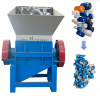 Petite machine de recyclage fonctionnelle, broyeur de plastique, granulateur de bouteilles en plastique PE PP PVC PET à vendre