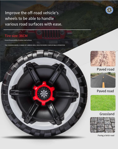 男女通用电动玩具车，适合5-7岁儿童遥控骑乘电池供电的塑料车轮，工厂供应轻型 - Product Image 5