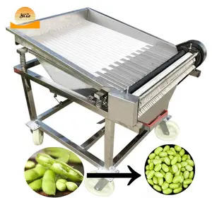 automatic mung bean peeling machine pea and bean shellers broad bean skin peeling machine commercial pea shellers for sale