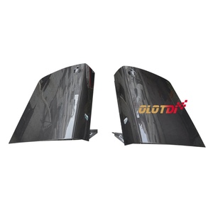 Soporte de Refuerzo de Puerta de Fibra de Carbono Seca para Audi TT TTS TTRS MK3 2017-2019, Negro Carbón, Tejido Twill 3x3, Accesorios Exteriores para Automóvil - Product Image 1