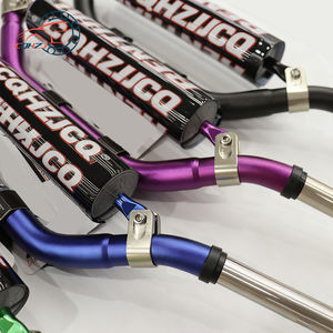 Kit de guidon CQHZJ tout-terrain pour moto <span class=keywords><strong>enduro</strong></span> anti-chute épais 1 1/8\" 28 mm pour protège-poitrine Crf Yzf Wrf Rm Kxf Pit Dirt Bike - Product Image 2