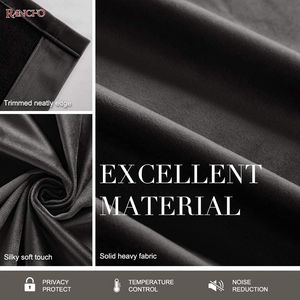 Cortina de terciopelo de lujo para sala de estar, bloque grueso de oscurecimiento, personalizado de fábrica, OEM, alta calidad - Product Image 4