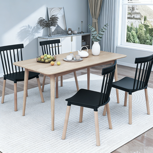 <span class=keywords><strong>Chaise</strong></span> de salle à manger moderne à dossier à lattes avec pieds en bois de hêtre, design <span class=keywords><strong>scandinave</strong></span> et structure ventilée pour les espaces contemporains - Product Image 2
