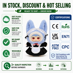 Peluche Music FOX Versione AI Occhi Normali Serie Dress up Fox Scatola a Sorpresa Blind Box Giocattolo Educativo in PVC da Collezione - Product Image 4