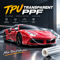 Film de protection de peinture automobile transparent en polyuréthane thermoplastique (PPF) auto-réparateur et anti-taches