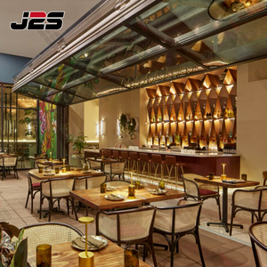 Juego de muebles de restaurante retro, mesa y silla para Hotel, Café, Dubai, Alemania, Japón, uso - Product Image 1