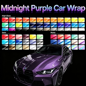 Film de protection auto-cicatrisant pour <span class=keywords><strong>moto</strong></span>, design à canaux d'air, couleur violet minuit pour véhicule de course sur circuit - Product Image 1