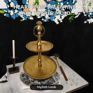 Moule à pâtisserie en plastique écologique pour gâteau, décoration de gâteau, outil de décoration de gâteau, presse à pâtisserie, décoration de pâtisserie, cœur, amour, maman, joyeux anniversaire de la Saint-Valentin - Product Image 2