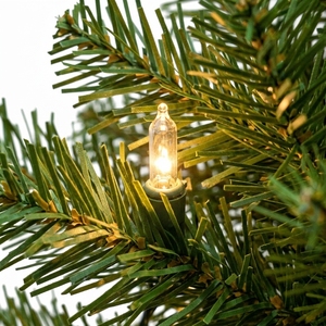 <span class=keywords><strong>Sapin</strong></span> de Noël <span class=keywords><strong>artificiel</strong></span> amincissant de 2,1 m (7 pieds) type Fraser Fir pré-éclairé, avec 350 lumières claires et 1188 pointes de branches réalistes et denses - Product Image 5