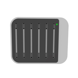 Multi-Port USB Charger 65W QC3.0 Fast Charging Station With Holder <b>For</b> <b>Tablets</b> And Phones White Desktop <b>Stand</b> - Product Image 2
