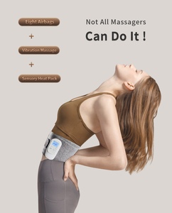 समायोज्य हीटिंग और कंपन लपेटें कमर इलेक्ट्रिक गर्म मालिश बेल्ट - Product Image 6
