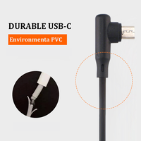 Câble de charge rapide USB Type-C double Type-C à 90 degrés, conception OEM, pour téléphone, jeux, imprimante, avec conducteur en cuivre pur