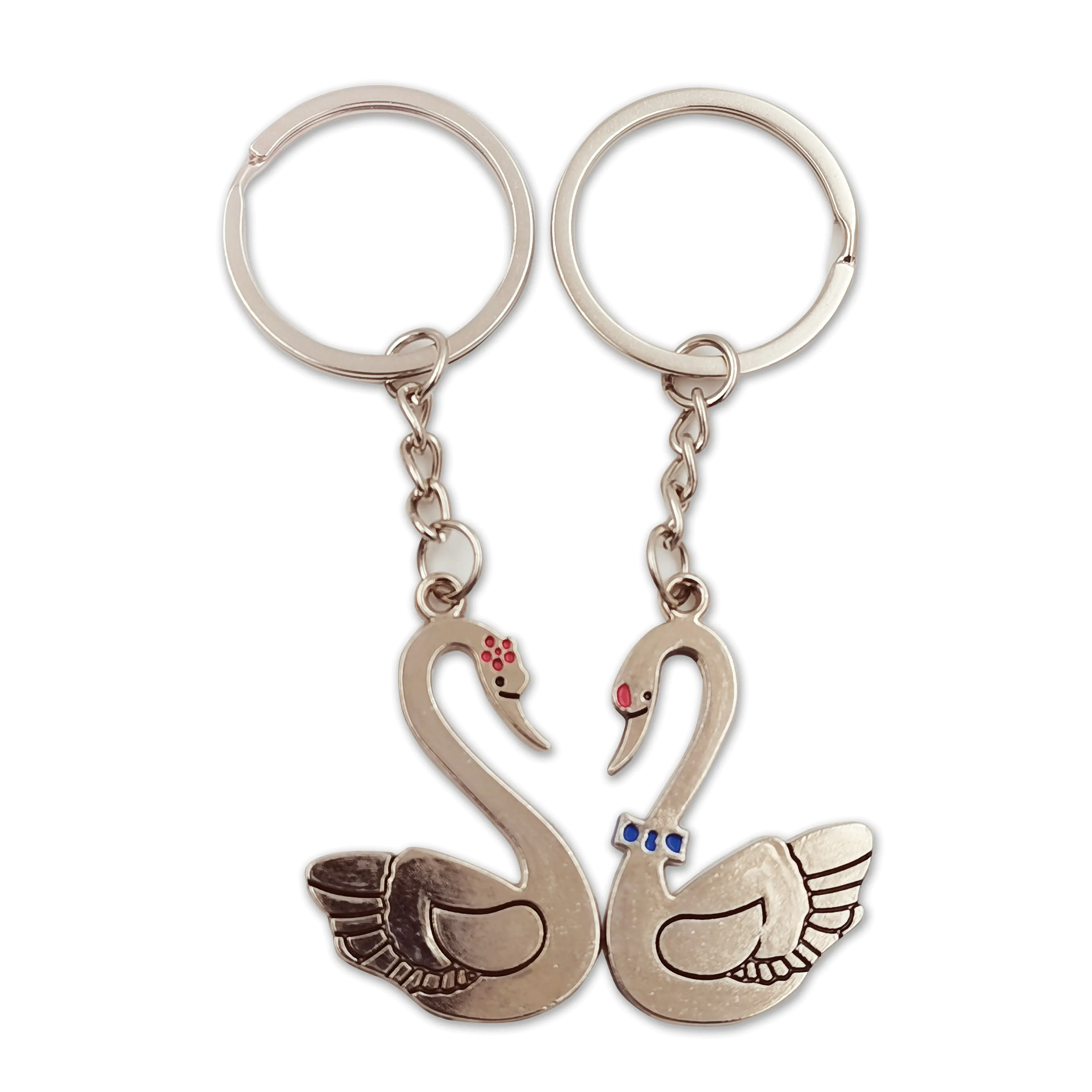 Animation cartoon keychain customized advertising logo Metal keychain creative personality customized hanging tag customized