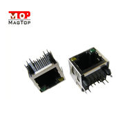Connecteur RJ45 Ethernet pour carte PCB, module femelle 10/100Base-TX avec transformateur