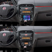 Autoradio Android BQCC 1Din 6,2 pouces Quad Octa Core avec écran IPS, WIFI, GPS, RDS, CarPlay pour Fiat Punto EVO Linea 2010-2016