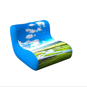 Canapé <span class=keywords><strong>gonflable</strong></span> portable sur mesure pour événements extérieurs, affichage publicitaire, installation rapide, assise confortable - Product Image 1