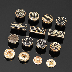 กระดุมสแน็ปอินโลหะผสมสังกะสีทนทานดีไซน์สีตามสั่ง - Product Image 3