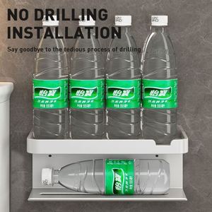 Portarrollos de Papel Higiénico Multicapa Autoadhesivo, Sin Perforaciones, de Aluminio, Resistente a la Humedad y al Óxido, con Gran Capacidad de Carga, Moderno, para Baño, Cocina y Gimnasio - Product Image 4