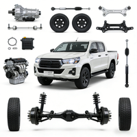 Couvre-pare-chocs arrière avec feux antibrouillard pour Hilux Vigo AN10 AN20 2005-2011 Qualité OEM Acier