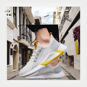 Chaussures de travail unisexes pour hommes pour l'hiver et l'été, doublure en maille respirante et fermeture à lacets, semelle intérieure en EVA, style de marche élégant - Product Image 3