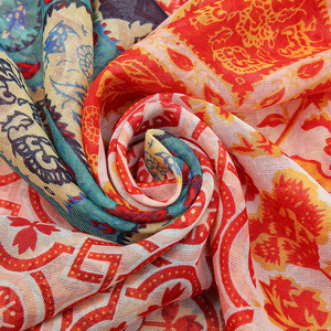 Vente en gros châle de haute qualité en coton et <span class=keywords><strong>lin</strong></span> imprimé, foulard tendance de style national doux, <span class=keywords><strong>voile</strong></span> de protection solaire - Product Image 5