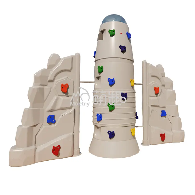 Moetry Amusement Park Kinder Kletter spielplatz Rocket Rock Climbing Plastic Spiel wand für Kindergarten Hinterhof