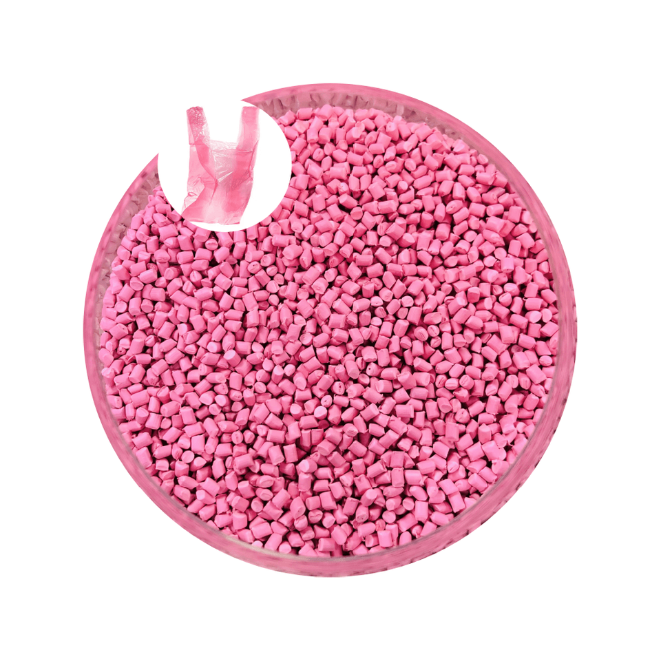 Blown Film Color Masterbatch for Thin Films Pink Colour Master Batches ...