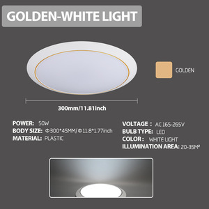 Plafonnier <span class=keywords><strong>Led</strong></span> rond et mince monté en Surface - Product Image 6