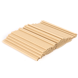 Straw Bamboo Straws FSC Disposable Biodegradable Drinking Paper Ecological Bamboo Pulp Paper Straw
