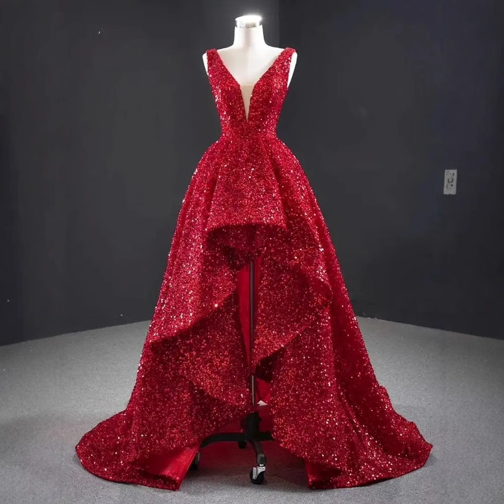 Buy In Bulk Front Short Back Long Evening Dress Maxi Length For Grandeur |  Alibaba.com