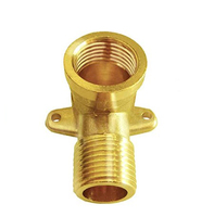 Raccord coudé en laiton 1/2'' femelle x 1/2'' mâle à 90 degrés