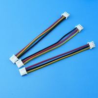 Câble de câblage double tête 10cm, 15cm, 20cm, 30cm 2 3 4 broches rouge/noir JST Two Terminal XH 2.54 MM Connector Female to Female
