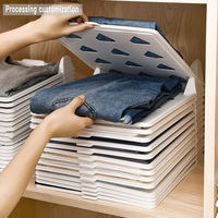 Organisateur de Rangement Empilable en Plastique PP Détachable et Durable Grande Capacité pour Vêtements et Armoire – Vente en Gros