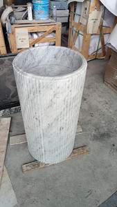 Khách sạn trang trí trong nhà kích thước tùy chỉnh Tay Chạm Khắc Natual bồn rửa bằng đá cẩm thạch - Product Image 6