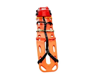 High Strength PE Emergency Plastic Spine Board First Aid Transfer Stretcher With Belts