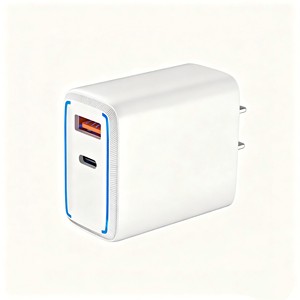 25W 65W GaN AC Wall Mounted Travel Charger with <b>USB</b> A <b>USB</b> <b>C</b> PD ports and EU US US UK plugs - Product Image 5