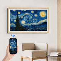 Cadre photo numérique NFT 4K 43 pouces avec contrôle d'application gratuit, connecté au Wi-Fi, écran mat anti-reflets, lecteur MP4, stockage 32 Go, galerie