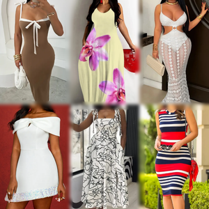 Liquidación de Vestidos de Mujer al Por Mayor a Precios Bajos - Moda de Verano en Poliéster/Algodón - Product Image 3